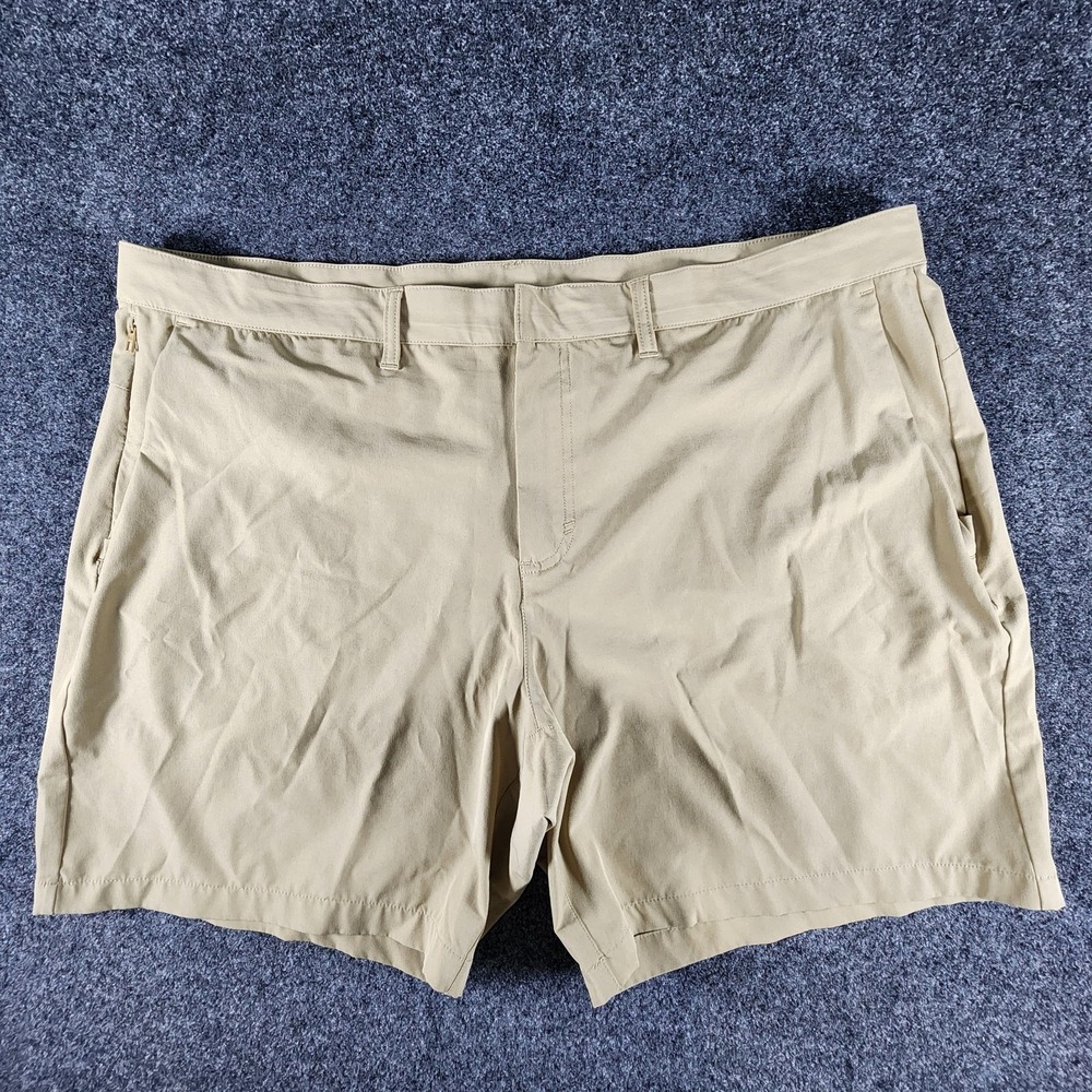 Fabletics The Don Shorts Men's Size 44 Tan 8" Inseam Performance Golf Casual